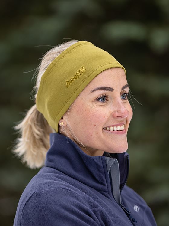 Bergans Cotton Headband Olive Green