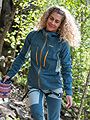 Bergans Cecilie Mountain Softshell Jacket Orion Blue / Misty Forest