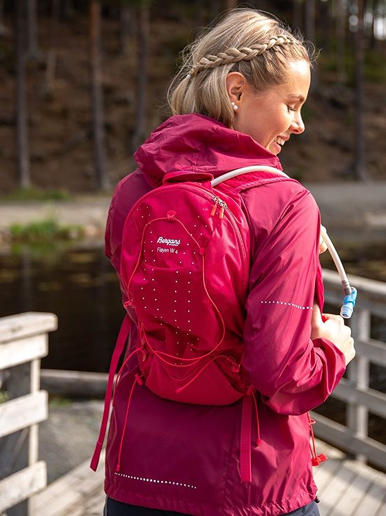 Bergans Fløyen W Sekk 4L Bougainvillea / Strawberry / White