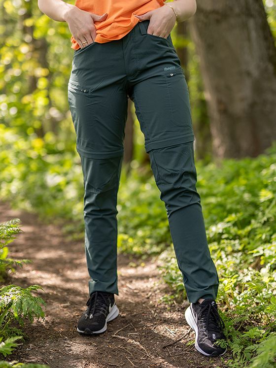 Bergans Utne Zip Off Pant Dark Forest Frost