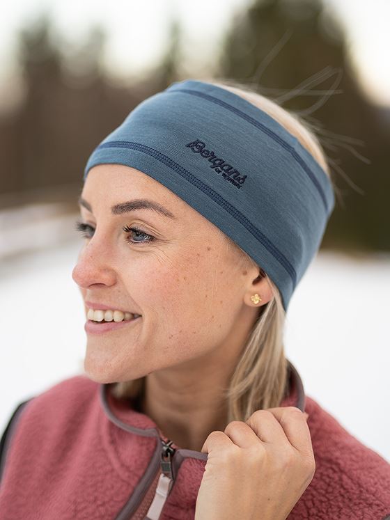 Bergans Wool Headband Orion Blue