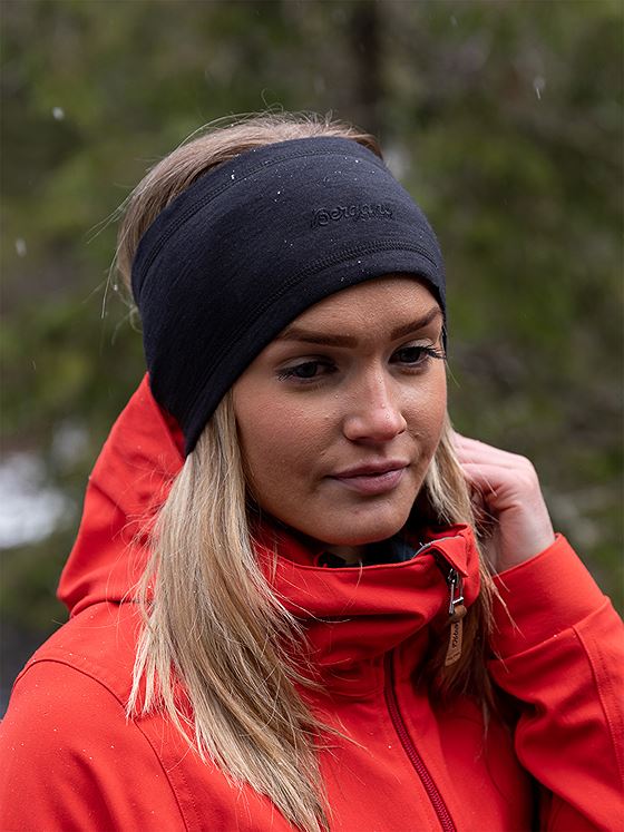 Bergans Wool Headband Svart