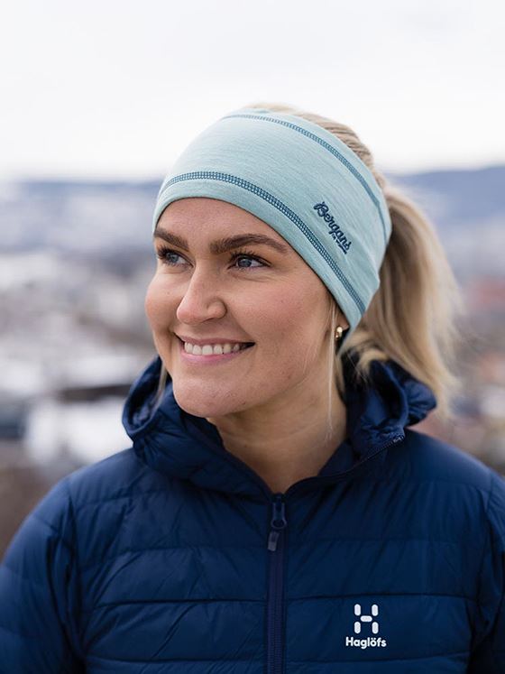 Bergans Wool Headband Misty Forest