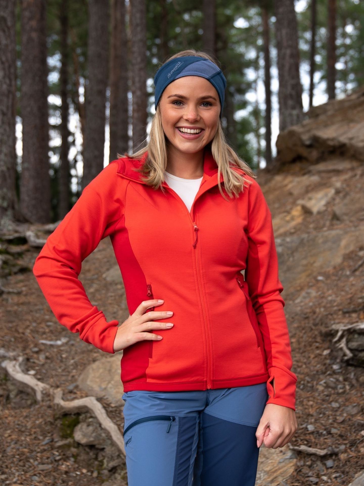 Bergans cecilie online wool hood jacket