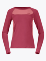 Bergans Cecilie Wool Long Sleeve Creamy Rouge / Light Creamy Rouge