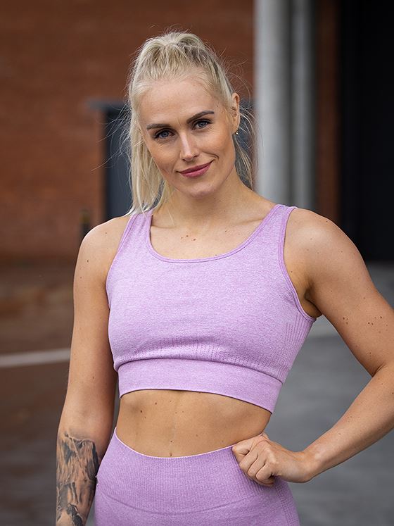 Balion Seamless Sports Bra Heather Pink