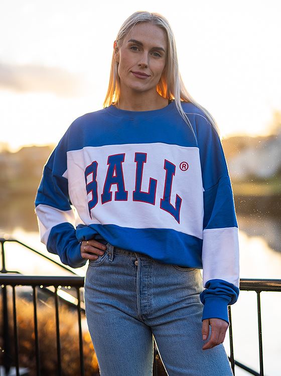 Ball J. Robinson Crew Neck Bright Blue