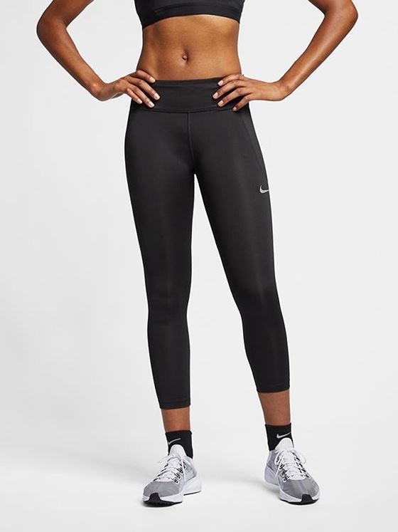 Nike Fast Tights 7/8 Black/ Reflective Silver