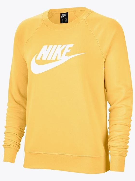 Nike Essential Fleece Crew Topaz Gold/ White