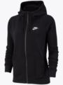 Nike Essential Fleece Full Zip Hoodie Black/ White