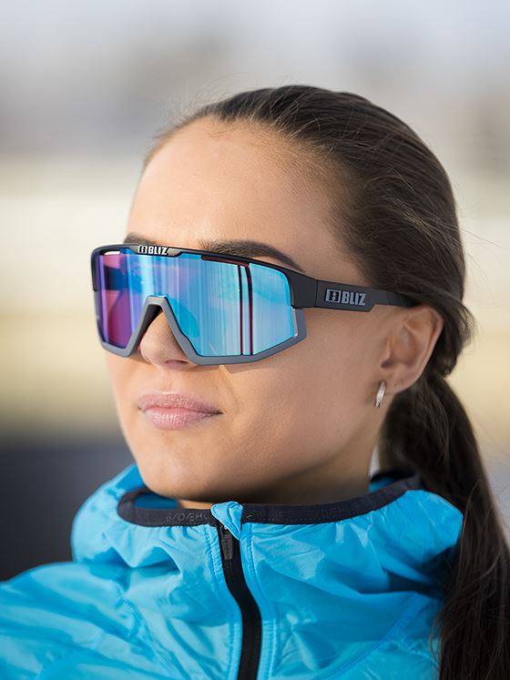 Bliz Active Fusion Nordic Light Farge: Matt Black / Linse: Nano Optics | Nordic Light Begonia: Violet w blue multi