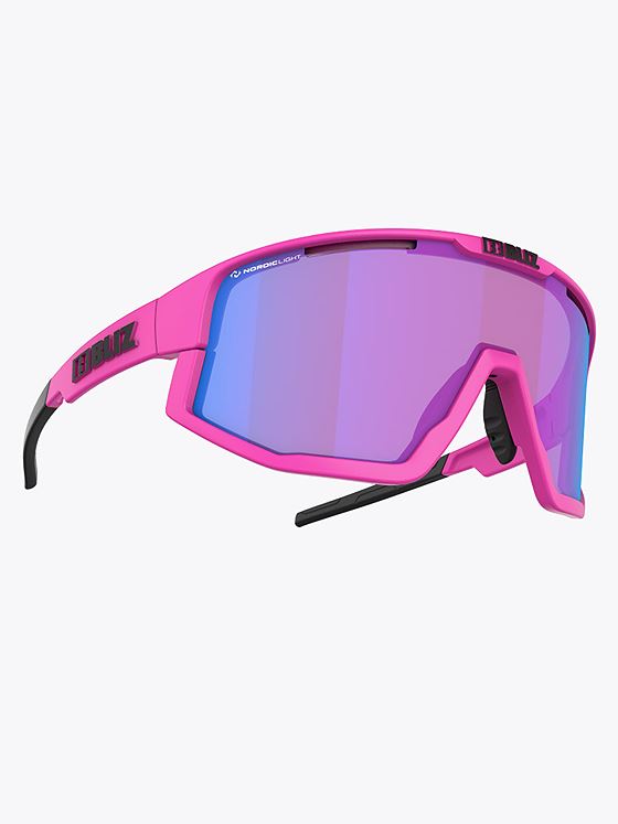 Bliz Active Fusion Nordic Light Farge: Pink / Linse: Nano Optics | Nordic Light Begonia: Violet w blue multi