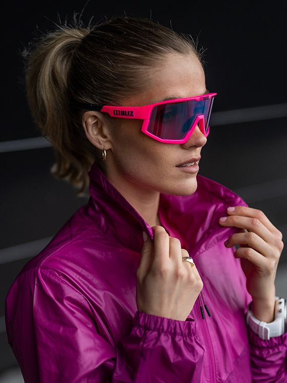 Bliz Active Fusion Nordic Light Farge: Pink / Linse: Nano Optics | Nordic Light Begonia: Violet w blue multi