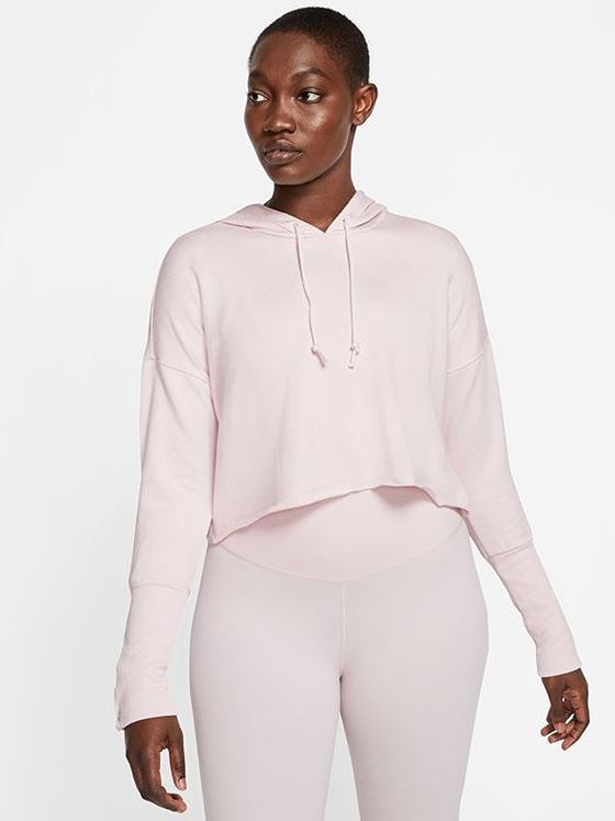 Nike Yoga Luxe Hoodie Barely Rose/ Plum Chalk