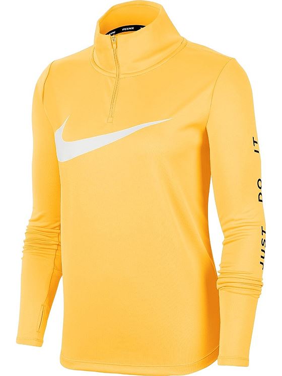 Nike Swoosh Midlayer Run Topaz gold/ White