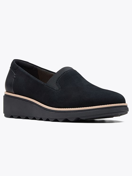 Clarks Sharon Dolly Black Suede