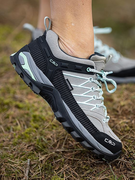 CMP Rigel Low Waterproof Outdoor Shoe Graffite-Azzurro