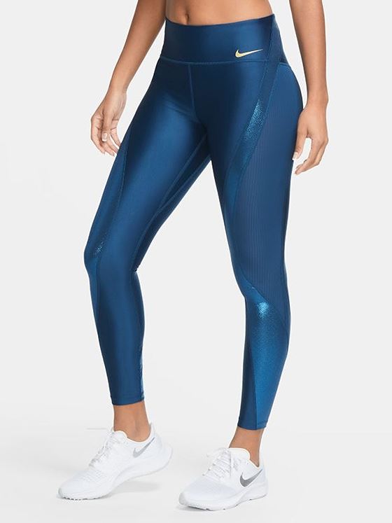 Nike Icon Clash Speed Tights Valerian Blue/ Metallic Gold