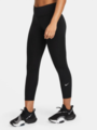 Nike One Mid Rise Crop Tights Black