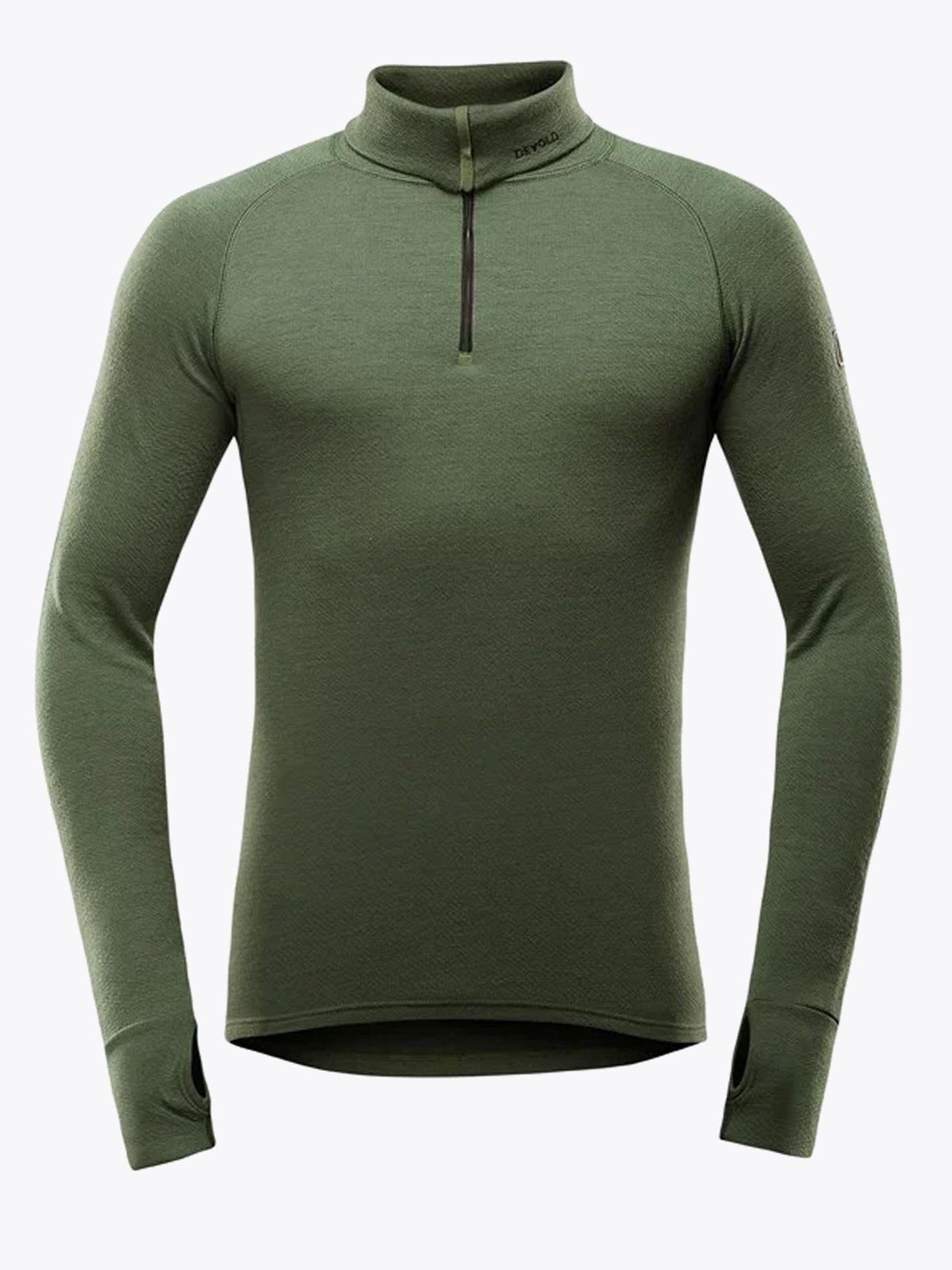 Devold Expedition Man Zip Neck Forest