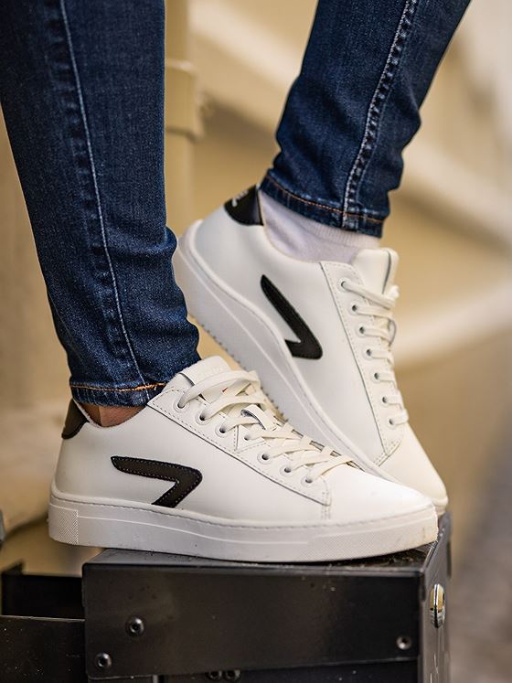 HUB Hook Z Leather White/ Black