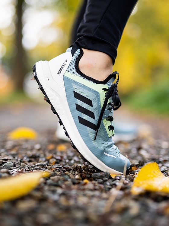 adidas Terrex Agravic Flow Trail Ash Grey/ Core Black/ Glow Green