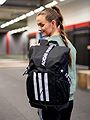 adidas 4 Athletes Backpack Black/ White