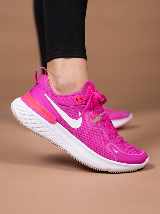 Nike React Miler Fire Pink/ White-Team Orange-Vast Grey