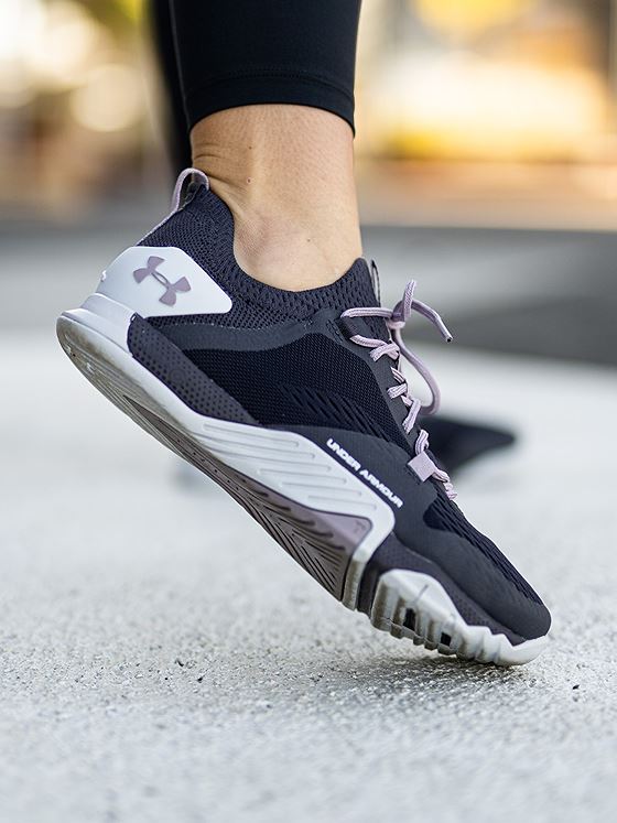 Under Armour TriBase Reign 2 Blackout Purple/ Halo Gray/ Slate Purple