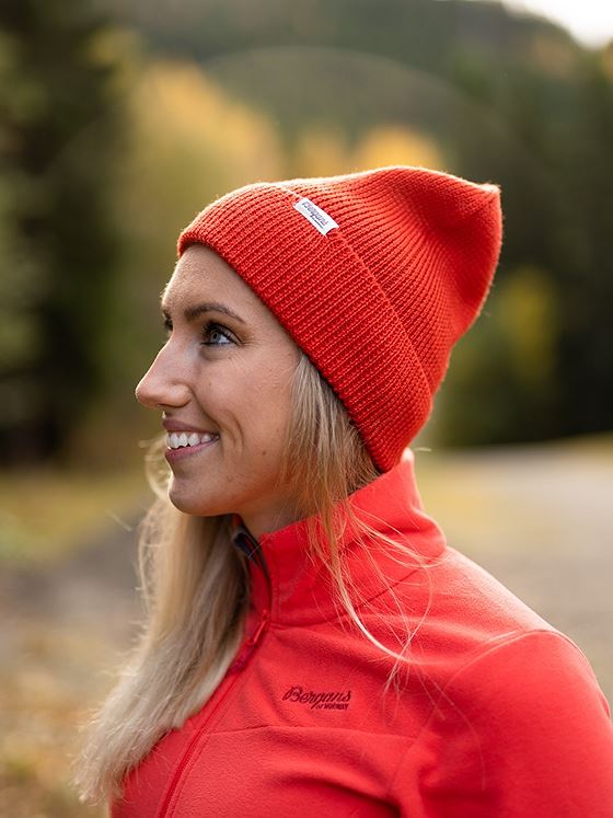 Bergans Allround Beanie Red Sand