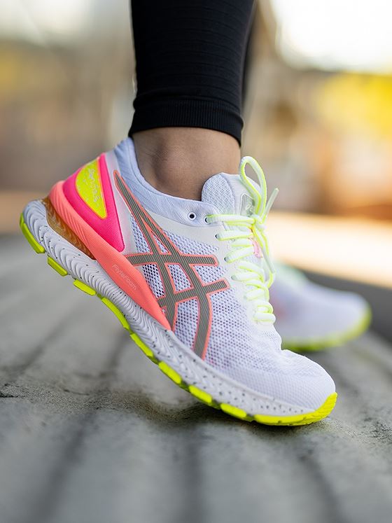 ASICS Gel-Nimbus 22 Lite-Show White/ Sun Coral