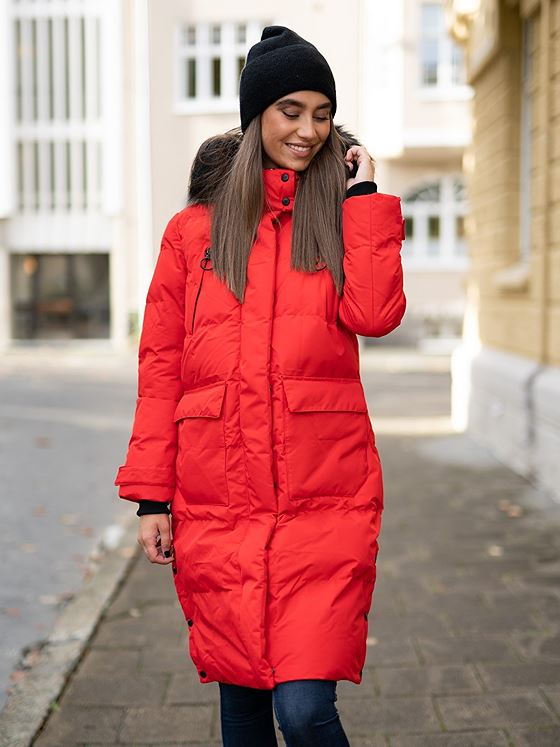 Whistler Frida Long Puffer Jacket Lollipop