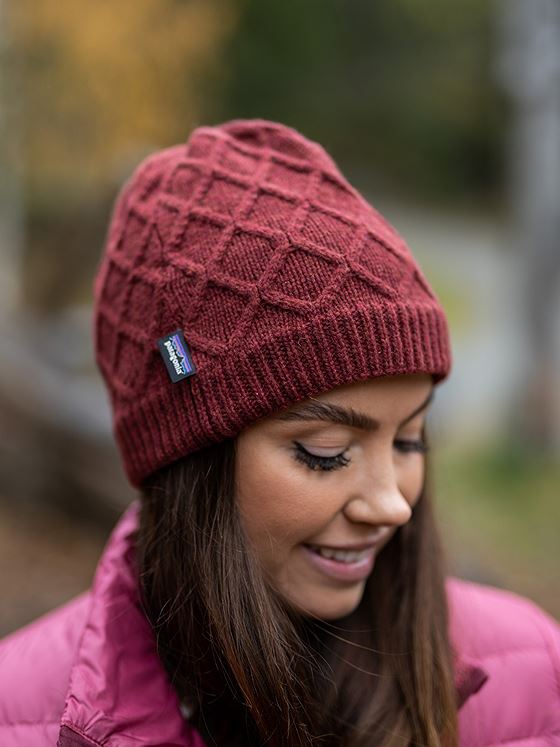 Patagonia Honeycomb Knit Beanie Roamer Red