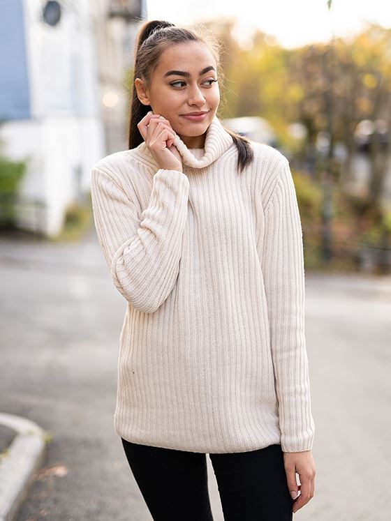 Urban Pioneers Adison Wool Turtlenck Sand Melange