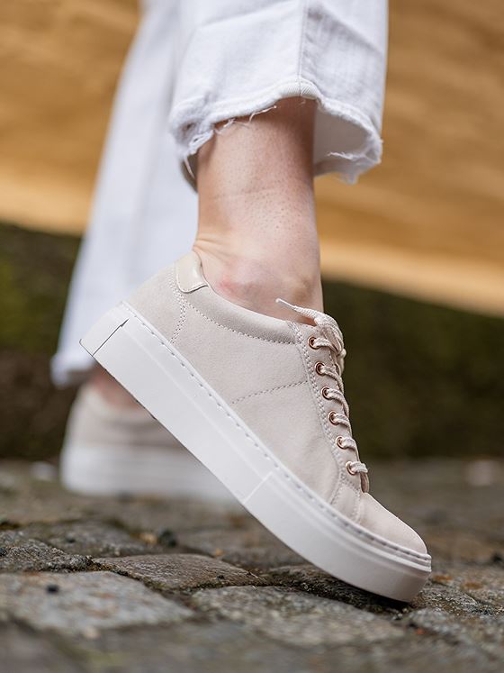 Sko Vagabond Zoe Platform Zoe Platform Sneakers Beige Dame Vagabond