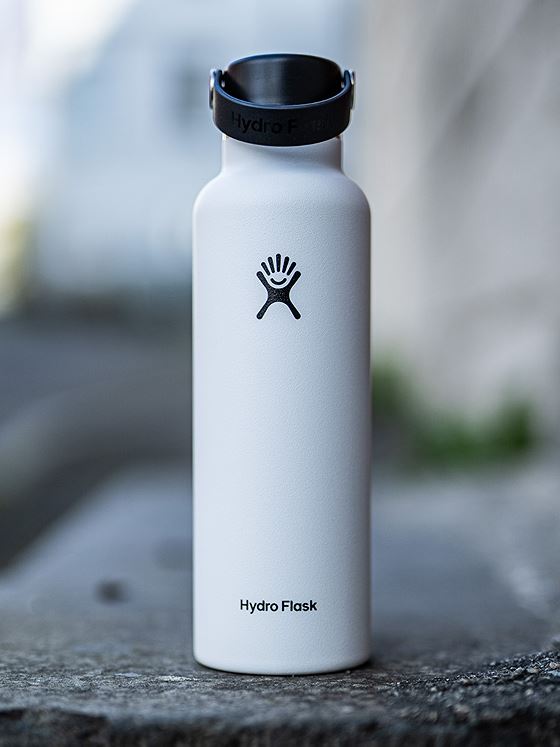 Hydro Flask 21 Oz Standard Mouth w/Flex Cap White