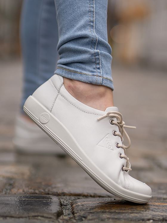 ECCO Soft 2.0 Tie Hvit