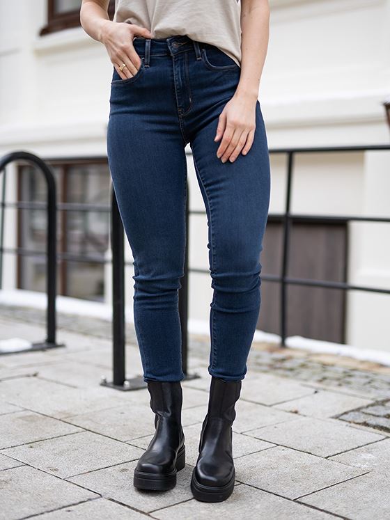 Levis 721 High Rise Skinny 0441 - Santiago Night - Dark Indigo