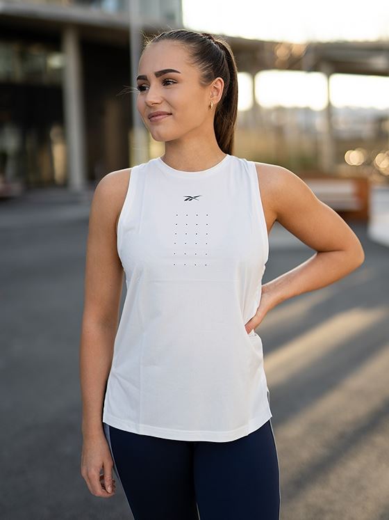 Reebok UBF Perforated Tank True Grey