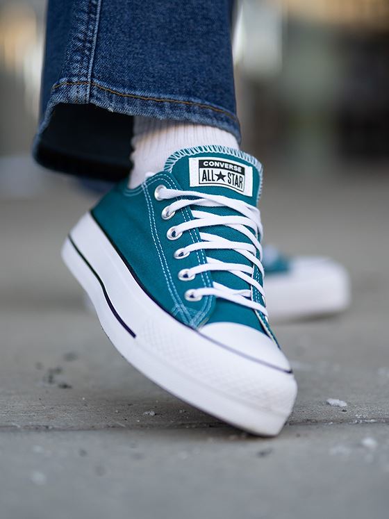Converse Chuck Taylor All Star Platform Ox Bright Spruce/ White/ Black