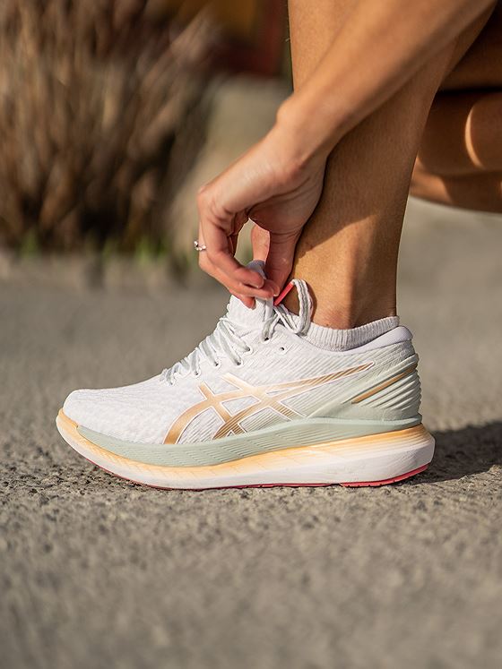 ASICS Glideride 2 White/Champagne