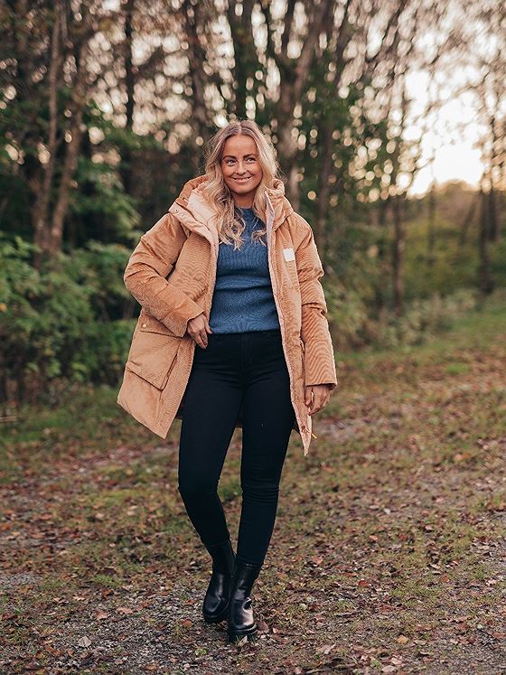 Johaug Rille Parka Beige