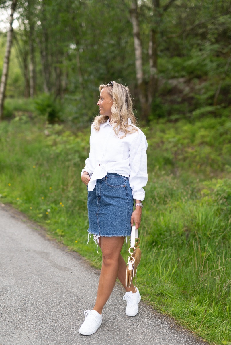 Levis HR Decon Iconic Boyfriend Skirt 