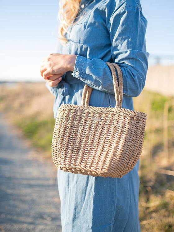 DAY ET Beach Basket Small Beige