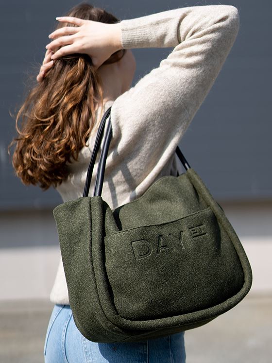 Day Et Woolen Small Shopper Grønn