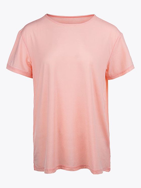 Athlecia Lizzy Slub Tee Dusty Peach