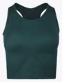 Athlecia Flow Ribbed Seamless Bra Marble Green