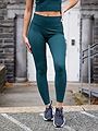 Athlecia Flow Ribbed Seamless Tights Marble Green