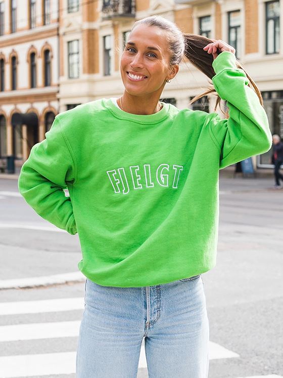 Fjelgt Genser Lime