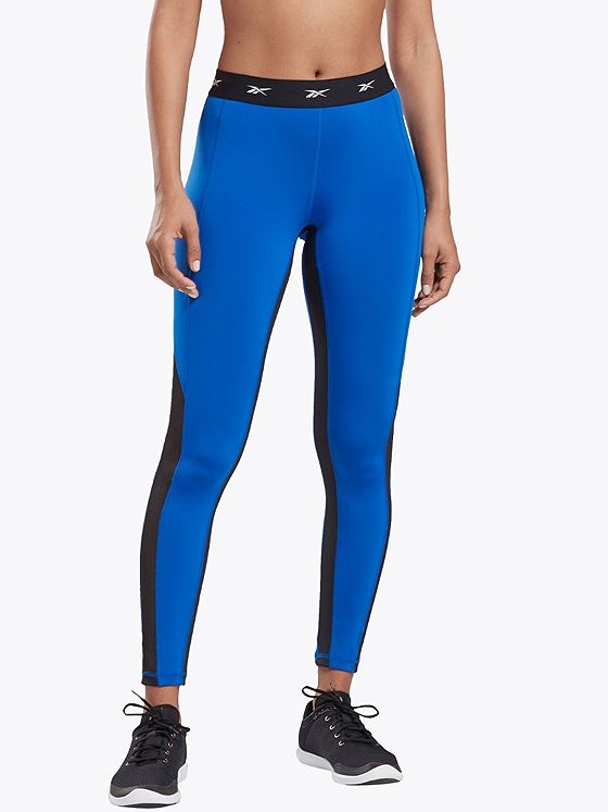 Reebok SH HighRise Mesh Tight Humble Blue